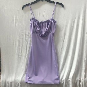 Forever 21 lilac ruched top dress